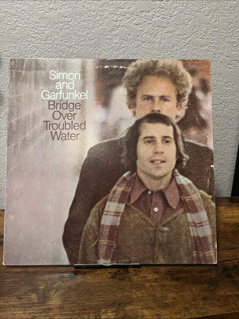 Simon and Garfunkel "Bridge Over Troubled Water" Vinyl Album - Brown/Tan